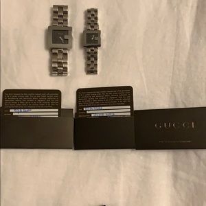 His and Hers Gucci watches